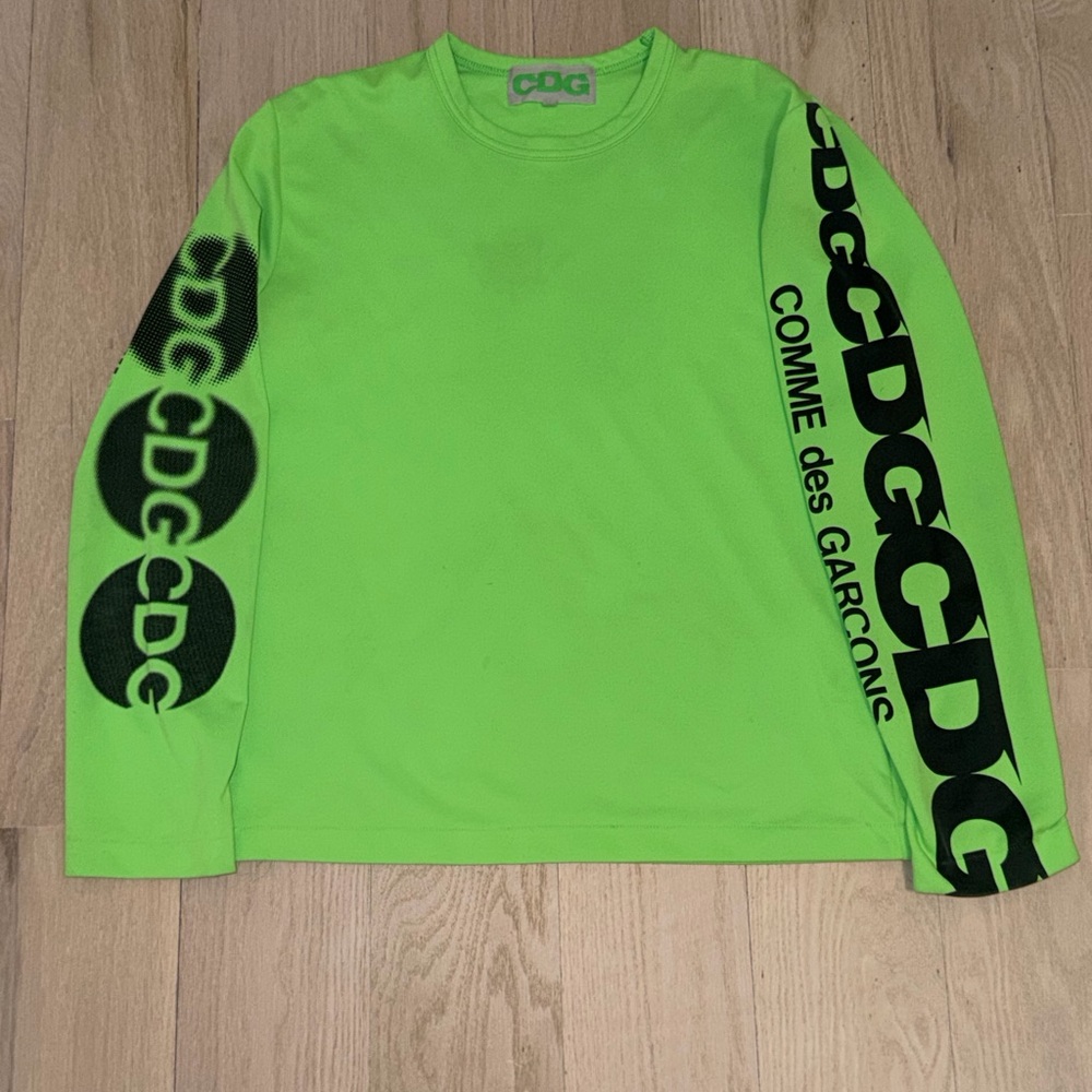 Comme des Garçons Green Long Sleeve Shirt